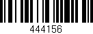 Código de barras (EAN, GTIN, SKU, ISBN): '444156'