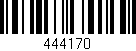Código de barras (EAN, GTIN, SKU, ISBN): '444170'