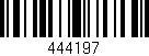 Código de barras (EAN, GTIN, SKU, ISBN): '444197'