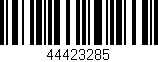 Código de barras (EAN, GTIN, SKU, ISBN): '44423285'