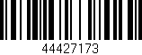 Código de barras (EAN, GTIN, SKU, ISBN): '44427173'