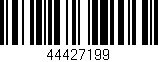 Código de barras (EAN, GTIN, SKU, ISBN): '44427199'