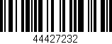 Código de barras (EAN, GTIN, SKU, ISBN): '44427232'