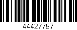 Código de barras (EAN, GTIN, SKU, ISBN): '44427797'
