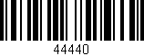 Código de barras (EAN, GTIN, SKU, ISBN): '44440'