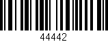 Código de barras (EAN, GTIN, SKU, ISBN): '44442'