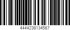 Código de barras (EAN, GTIN, SKU, ISBN): '4444239134567'