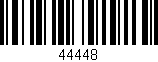 Código de barras (EAN, GTIN, SKU, ISBN): '44448'