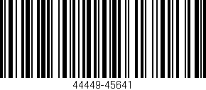 Código de barras (EAN, GTIN, SKU, ISBN): '44449-45641'
