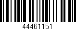Código de barras (EAN, GTIN, SKU, ISBN): '44461151'
