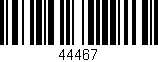 Código de barras (EAN, GTIN, SKU, ISBN): '44467'