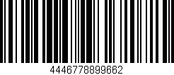 Código de barras (EAN, GTIN, SKU, ISBN): '4446778899662'