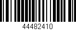 Código de barras (EAN, GTIN, SKU, ISBN): '44482410'