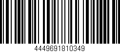 Código de barras (EAN, GTIN, SKU, ISBN): '4449691810349'