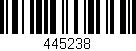 Código de barras (EAN, GTIN, SKU, ISBN): '445238'