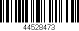 Código de barras (EAN, GTIN, SKU, ISBN): '44528473'