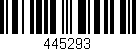 Código de barras (EAN, GTIN, SKU, ISBN): '445293'