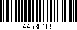 Código de barras (EAN, GTIN, SKU, ISBN): '44530105'