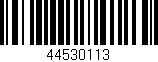 Código de barras (EAN, GTIN, SKU, ISBN): '44530113'
