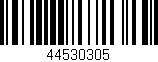Código de barras (EAN, GTIN, SKU, ISBN): '44530305'
