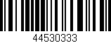 Código de barras (EAN, GTIN, SKU, ISBN): '44530333'