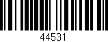 Código de barras (EAN, GTIN, SKU, ISBN): '44531'