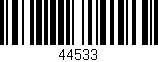 Código de barras (EAN, GTIN, SKU, ISBN): '44533'