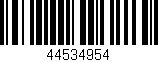 Código de barras (EAN, GTIN, SKU, ISBN): '44534954'