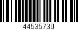 Código de barras (EAN, GTIN, SKU, ISBN): '44535730'