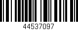 Código de barras (EAN, GTIN, SKU, ISBN): '44537097'
