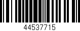 Código de barras (EAN, GTIN, SKU, ISBN): '44537715'
