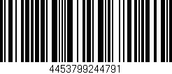 Código de barras (EAN, GTIN, SKU, ISBN): '4453799244791'