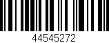 Código de barras (EAN, GTIN, SKU, ISBN): '44545272'