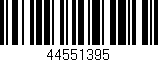 Código de barras (EAN, GTIN, SKU, ISBN): '44551395'