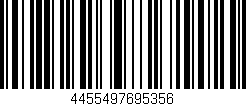 Código de barras (EAN, GTIN, SKU, ISBN): '4455497695356'