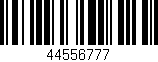 Código de barras (EAN, GTIN, SKU, ISBN): '44556777'