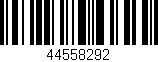 Código de barras (EAN, GTIN, SKU, ISBN): '44558292'