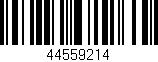 Código de barras (EAN, GTIN, SKU, ISBN): '44559214'