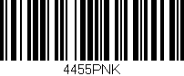 Código de barras (EAN, GTIN, SKU, ISBN): '4455PNK'