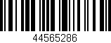 Código de barras (EAN, GTIN, SKU, ISBN): '44565286'