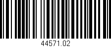 Código de barras (EAN, GTIN, SKU, ISBN): '44571.02'