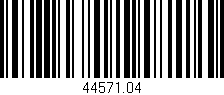 Código de barras (EAN, GTIN, SKU, ISBN): '44571.04'