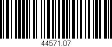 Código de barras (EAN, GTIN, SKU, ISBN): '44571.07'