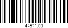 Código de barras (EAN, GTIN, SKU, ISBN): '44571.08'