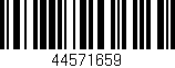 Código de barras (EAN, GTIN, SKU, ISBN): '44571659'