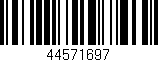 Código de barras (EAN, GTIN, SKU, ISBN): '44571697'