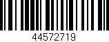 Código de barras (EAN, GTIN, SKU, ISBN): '44572719'