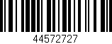 Código de barras (EAN, GTIN, SKU, ISBN): '44572727'