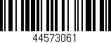 Código de barras (EAN, GTIN, SKU, ISBN): '44573061'