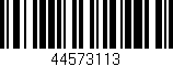 Código de barras (EAN, GTIN, SKU, ISBN): '44573113'